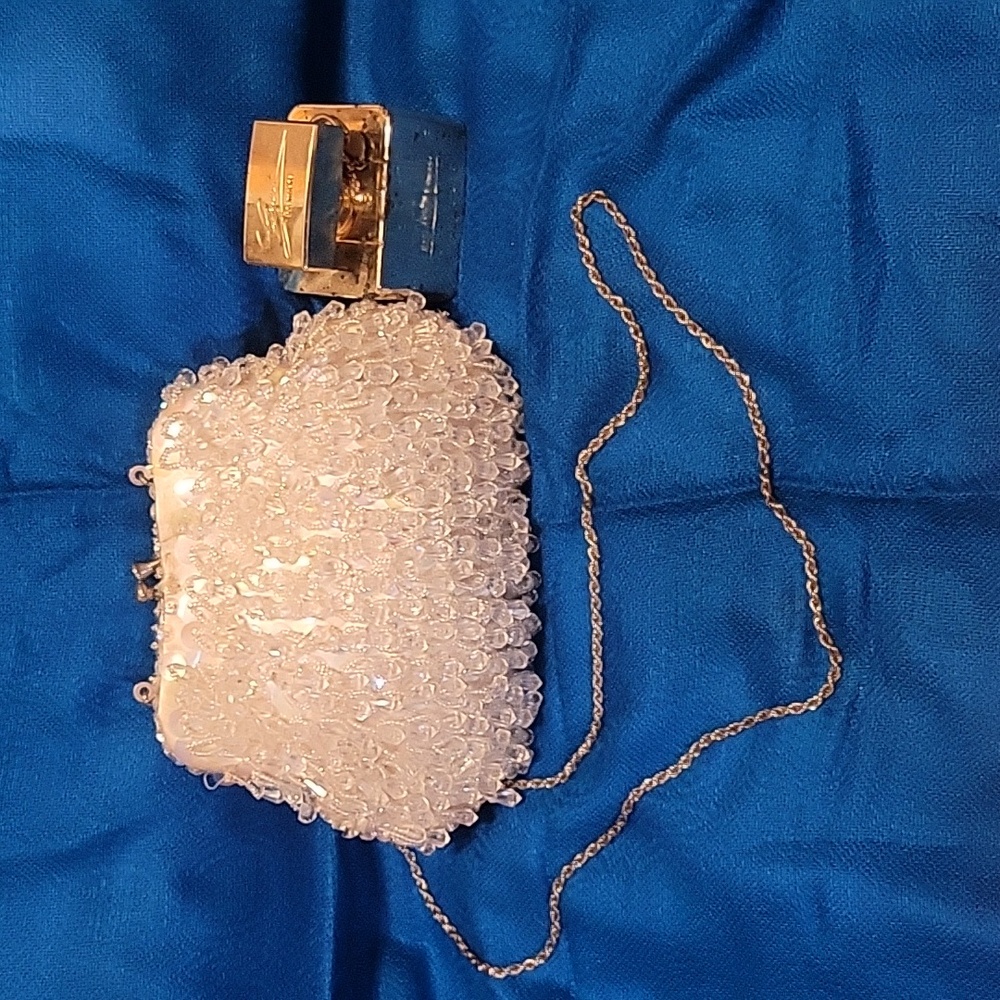 Vintage beaded bridal bag